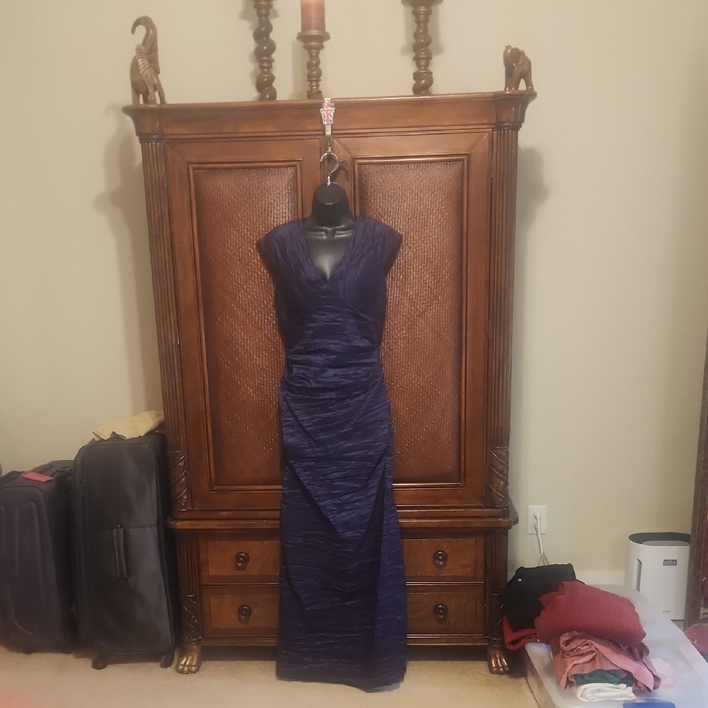 Alex Evenings Deep Purple Formal Dress